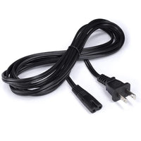 Replacement Power Cable Figure 8 For PS1 PS2 PS3 PS4 Original Xbox 6 Ft Brand New Loose - View Showing Cable Neatly Coiled