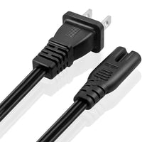 Replacement Power Cable Figure 8 For PS1 PS2 PS3 PS4 Original Xbox 6 Ft Brand New Loose - View 3
