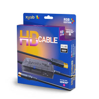 RGB HD Link Cable For Sega Genesis Model 1 1080P HDMI Upscaling Plug Play Brand New - View Retail Box Front