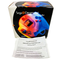 Official Oem Sega Dreamcast Controller White Hkt7700 Very Good CIB - Front of Product Box 4 with Manual