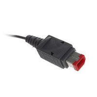 Wired Sensor Bar Nintendo Wii, Wii U, Wii Mini, Console 7 Ft Cable Brand New Loose - Close up view of the console connector plug