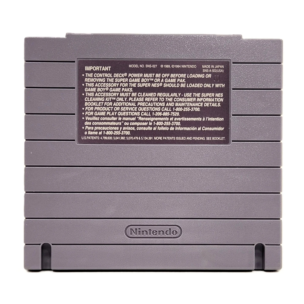 Super Game Boy SNES Adapter SNS-027 | Play Game Boy Games| Retro Game Fan