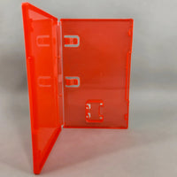 Nintendo Switch 2 Replacement Game Case 1-Pack - Empty Cartridge Case [Red] - Alternate view of open case showing manual clips and cartridge holder, new condition