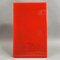 Nintendo Switch 2 Replacement Game Case 1-Pack - Empty Cartridge Case [Red] - Rear view of blank, empty game case, new condition