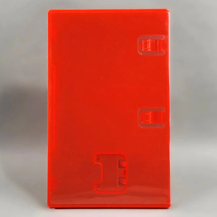 Nintendo Switch 2 Replacement Game Case 1-Pack - Empty Cartridge Case [Red] - Rear view of blank, empty game case, new condition