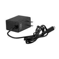 Nintendo Switch AC Adapter Charger For Console Dock Brand New Loose - View of Power Supply and Console Connector End