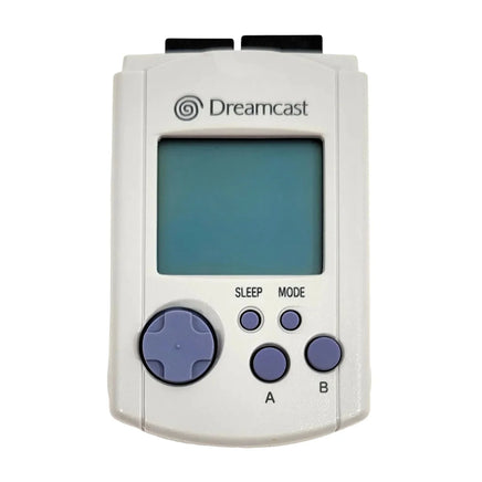 Sega Dreamcast VMU Visual Memory Unit White Genuine OEM Very Good Loose - View 1