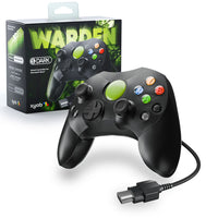 Warden Wired Controller For Original Xbox Black Gamepad Replacement Brand New - View of Game Pad Outside of the Retail Box
