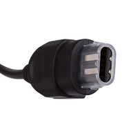 Warden Wired Controller For Original Xbox Black Gamepad Replacement Brand New - Close Up View of the Controller Connector that Plugs Into the Console