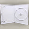 Nintendo Wii Replacement Game Case 1-Pack - Empty Disc Case [White] - Interior view of game case showing the manual clips on the left and the disc tray on the right, new condition