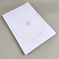 Nintendo Wii Replacement Game Case 1-Pack - Empty Disc Case [White] - Angled back view of case, new condition