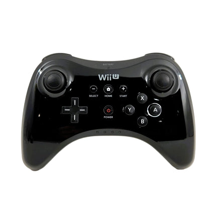 Nintendo Wii U Pro Controller Black Genuine OEM Very Good Loose - View 5