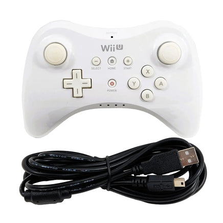 Nintendo Wii U Pro Controller White Genuine OEM Good Loose - View 1