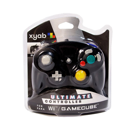 Black Wired Controller For Nintendo GameCube Wii Gamepad Replacement Brand New - View 2