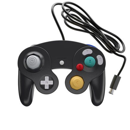 Black Wired Controller For Nintendo GameCube Wii Gamepad Replacement Brand New - View 4
