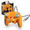 Wired Controller For Nintendo GameCube Wii Spice Orange Gamepad Replacement Brand New - Front View of Retail Package and Loose Controller