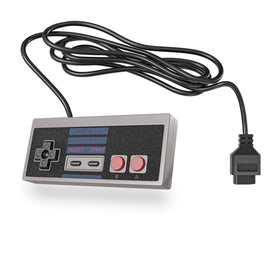 Wired Controller Gamepad Nintendo Nes System 13 Ft Cable Brand New Loose - Angled View