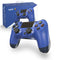 Wireless Controller For PlayStation 4 Deep Blue Ps4 Gamepad Replacement Brand New - View of Controller Outside of Retail Box Which is Sitting in the Background