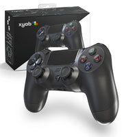 Wireless Controller For PlayStation 4 Pitch Black PS4 Gamepad Replacement Brand New - View of Controller Sitting in Front of Retail Box