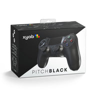 Wireless Controller For PlayStation 4 Pitch Black PS4 Gamepad Replacement Brand New - Front View of Retail Packaging