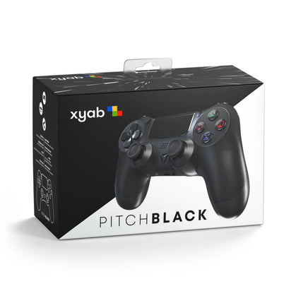 Wireless Controller For PlayStation 4 Pitch Black PS4 Gamepad Replacement Brand New - Front View of Retail Packaging
