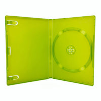 Xbox Replacement Game Case 1-Pack – New Empty Original Xbox Green Disc Case - View showing empty case displaying disc tray