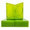 Replacement Game Cases For Original Xbox, Green Discs, New 10 Pack - View Showing stack of cases with an open case sitting on top