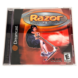 Razor Freestyle Scooter Dreamcast Very Good - Front Of Retail Game Box
