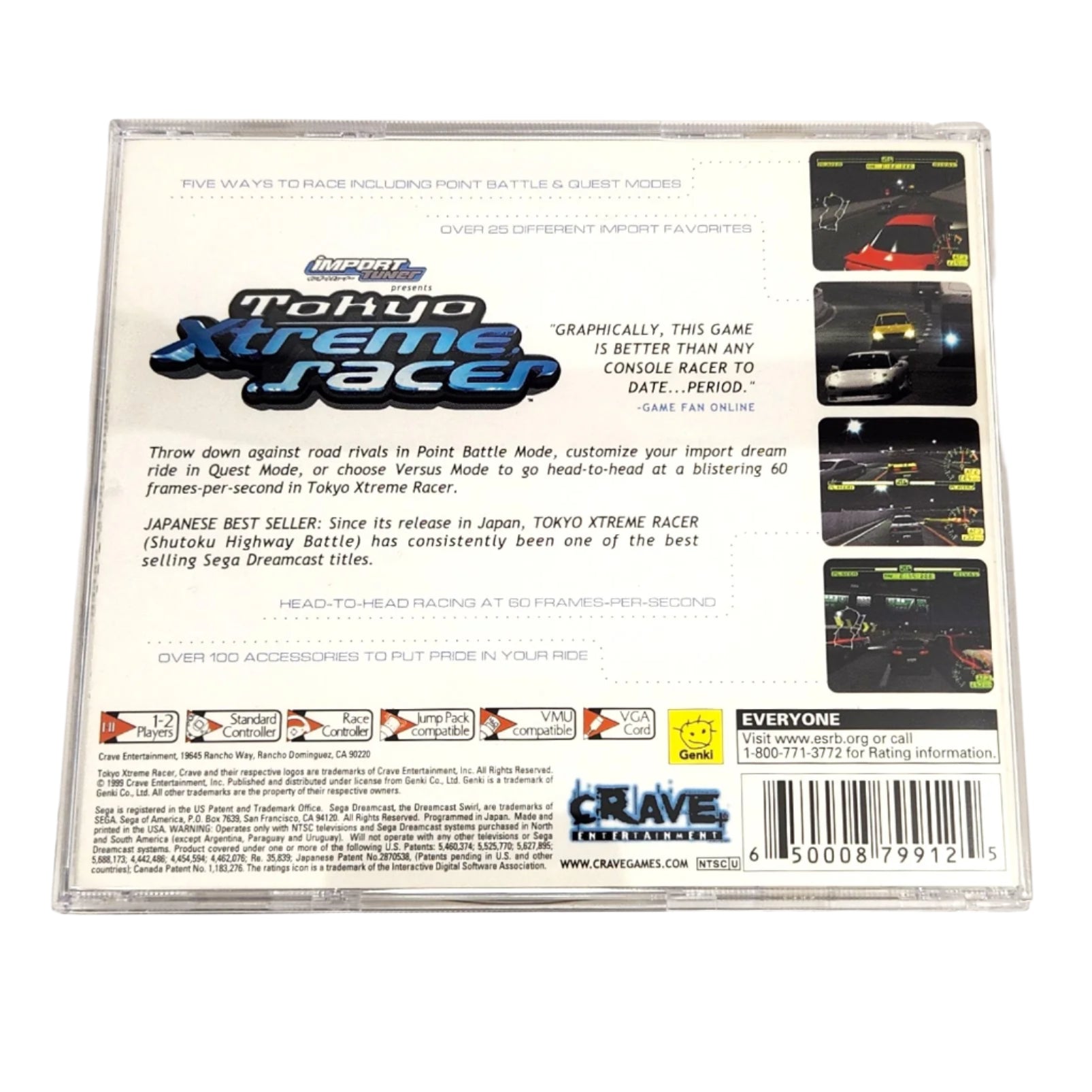 Buy Tokyo Xtreme Racer for Dreamcast – Like New with Manual| Retro