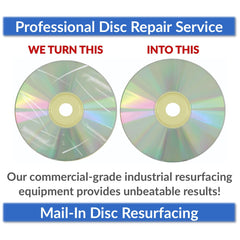 60 Discs - Professional Disc Repair - Scratch Removal Service
