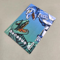 Godzilla Domination! for Game Boy Advance - Back view of the official game instruction manual, very good condition