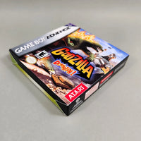 Godzilla Domination! for Game Boy Advance - Bottom and corer view of top of game box, very good condition