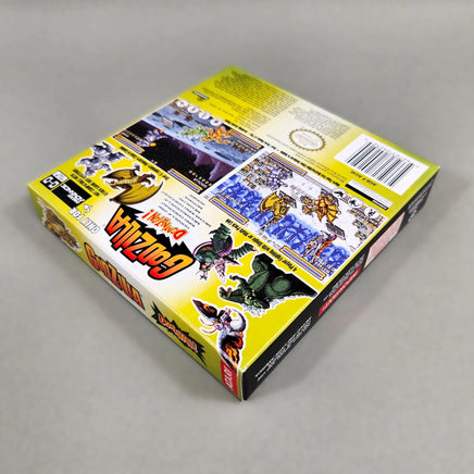 Godzilla Domination! for Game Boy Advance - View of corner of game box shown, very good condition