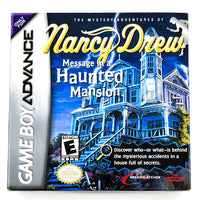 Nancy Drew: Message in a Haunted Mansion for Game Boy Advance (GBA) - Like New