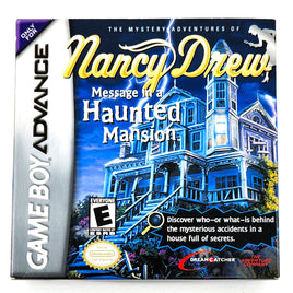 Nancy Drew: Message in a Haunted Mansion for Game Boy Advance (GBA) - Like New