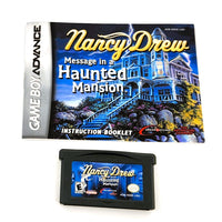 Nancy Drew: Message in a Haunted Mansion for Game Boy Advance (GBA) - Like New