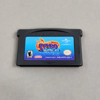 Spyro: Season of Ice for Game Boy Advance - Alternate front angle view of genuine game cartridge showing label, good condition, loose