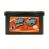 Spongebob Squarepants Supersponge Flying Dutchman Double Pack Game Boy Advance Good Loose - Front Of Official Game Cartridge