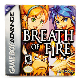Breath Of Fire Game Boy Advance GBA Good - Front Of Game Box