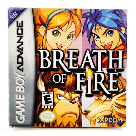 Breath Of Fire Game Boy Advance GBA Good - Front Of Game Box
