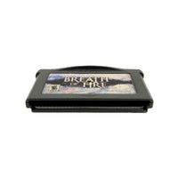 Breath Of Fire Game Boy Advance GBA Good - Alternate close up view of cart label