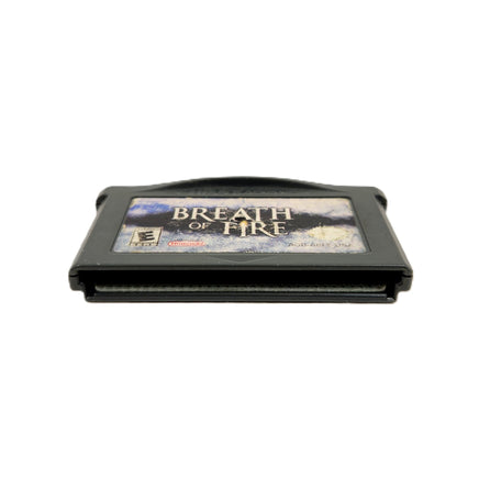 Breath Of Fire Game Boy Advance GBA Good - Alternate close up view of cart label