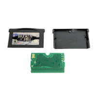 Breath Of Fire Game Boy Advance GBA Good - Close up view of authentic game circuit board back