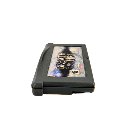 Breath Of Fire Game Boy Advance GBA Good - Alternate close up view of cart label