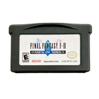 Final Fantasy I II Dawn Of Souls Game Boy Advance Good Loose - Cartridge Front Label