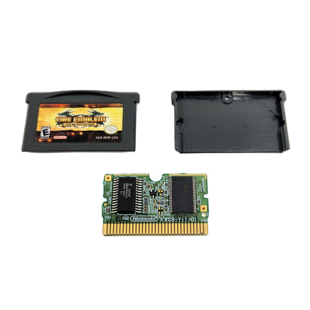 Fire Emblem The Sacred Stones Game Boy Advance GBA Good Loose - Close up view of authentic game circuit board front