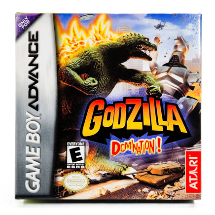 Godzilla Domination Game Boy Advance GBA Very Good - Original Box Front