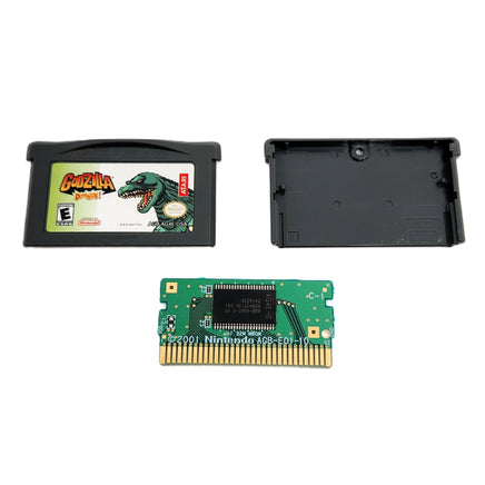 Godzilla Domination Game Boy Advance GBA Very Good - Front view of authentic game circuit board
