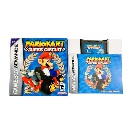 Super Mario Bros Classic Nes Series Game Boy Advance GBA Very Good - Open Box Showing Instruction Manual and Cartridge