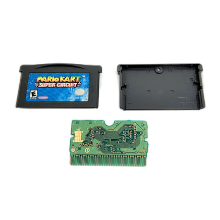 Super Mario Bros Classic Nes Series Game Boy Advance GBA Very Good - View of authentic game circuit board back